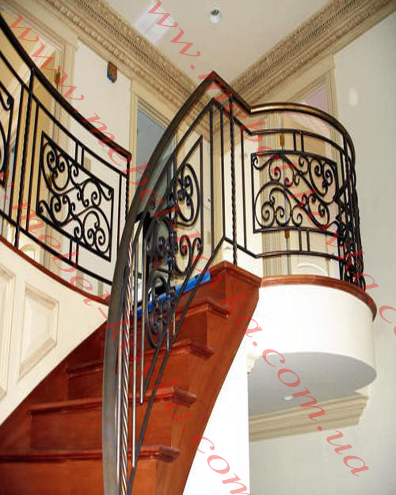 Купить Кованые лестничные перила 41, цена — Prom.ua (ID#262767945)