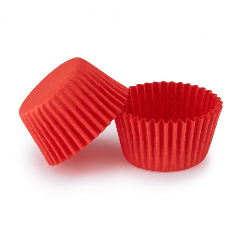 Паперова форма для цукерок 3b (30х24), червона (100 шт)