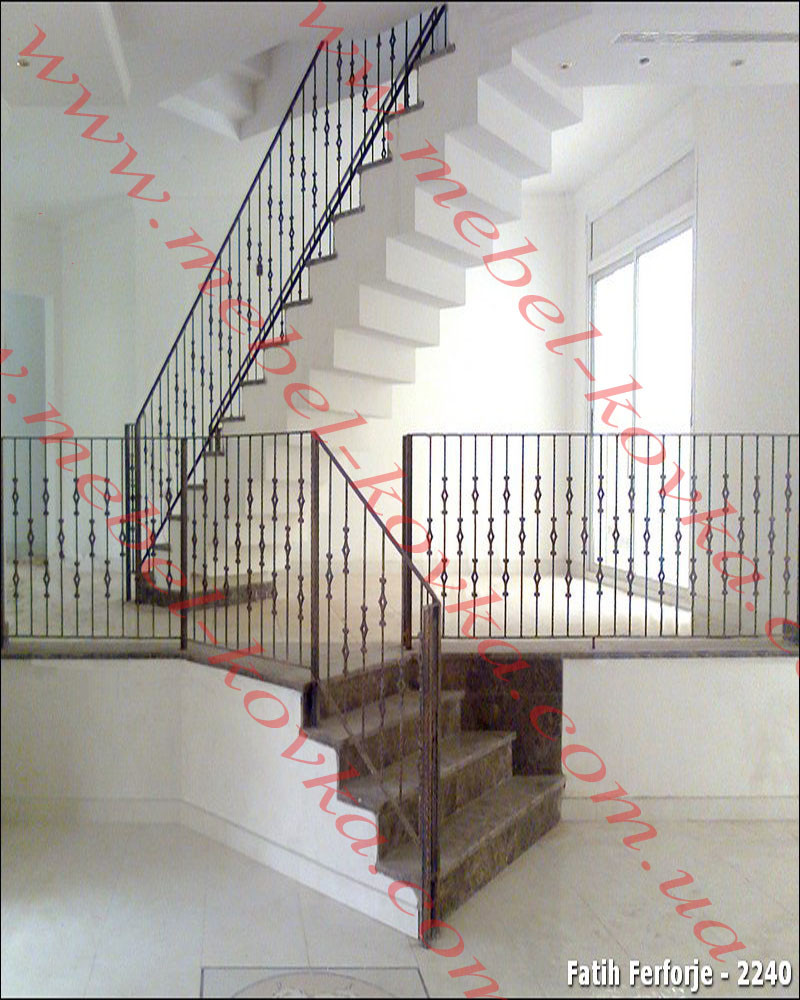 Купить Кованые лестничные перила 43, цена — Prom.ua (ID#262768046)