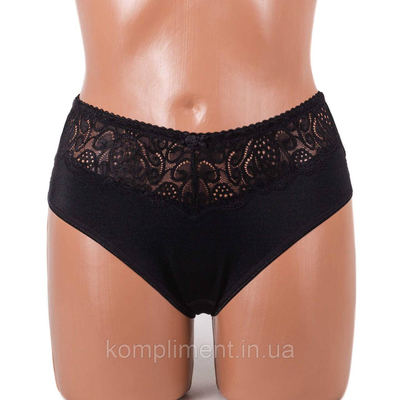 Труси жіночі з мереживом Lanny Moda 51578 чорний