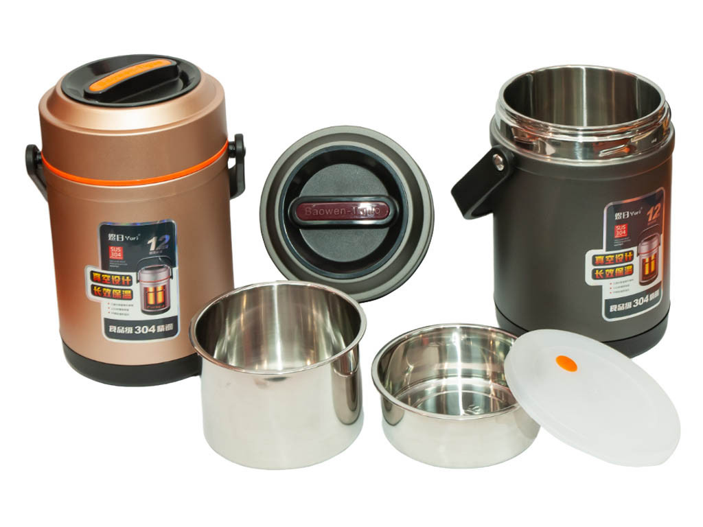 Термос для їжі 3 відділення (1,9 л) T145-7