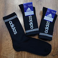 Высокие черные спортивные носки Adidas