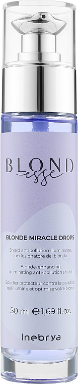 Сироватка-краплі для волосся з кокосовою олією Inebrya Blondesse Blonde Miracle Drops 50 мл.