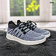 Кросівки жіночі текстильні сіро-сині весняно-літні Даго Україна, фото 6