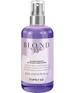 Двофазний кондиціонер Inebrya Blondesse Blonde Miracle Bi-Phase Conditioner 200 мл.