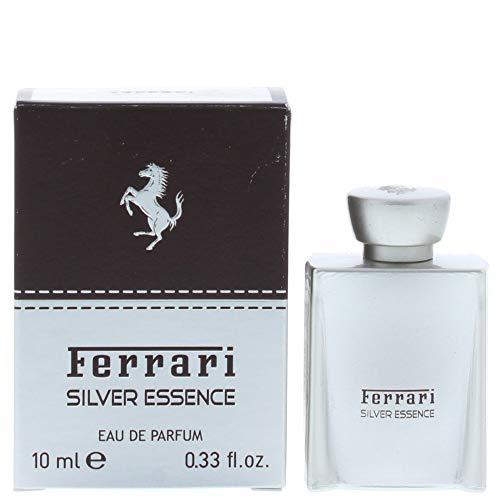 Чоловіча деревна парфумована вода Ferrari Silver Essence 10 мл мініатюра, фужерний пряний аромат, фото 1