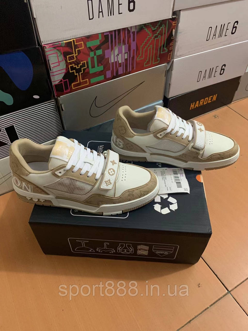 Eur38-45 кросівки LV Trainer Sneaker Луї Віттон кеді, фото 1