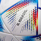 М'яч футбольний Adidas 2022 World Cup Al Rihla ОМВ H57783 (розмір 5), фото 10