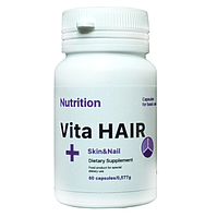 Вітамінний комплекс з колагеном Vita HAIR + Skin and Nail EntherMeal 60 капсул