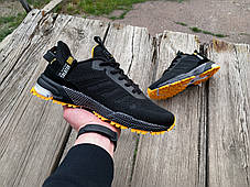 Чоловічі кросівки BaS Ploa Black Yellow чорні, фото 4