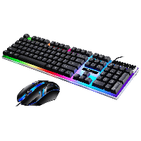 Ігровий набір клавіатури і мишка Gaming G21B з RGB підсвічуванням  (дропшиппінг)