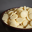 Шоколад білий 29% Cargill 1кг в калетах, фото 2