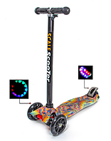Дитячий самокат Scale Scooter MAXI Magic Колеса, що світяться