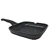 Сковорода-гриль Lacor Eco-Piedra з антипригарним покриттям 24х24 см. Алюмінієва з ручкою (24125), фото 3