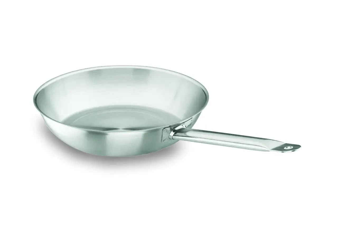 Сковорода Lacor без покриття з ручкою 28х5,5 см. Нержавіюча сталь (51628), фото 1