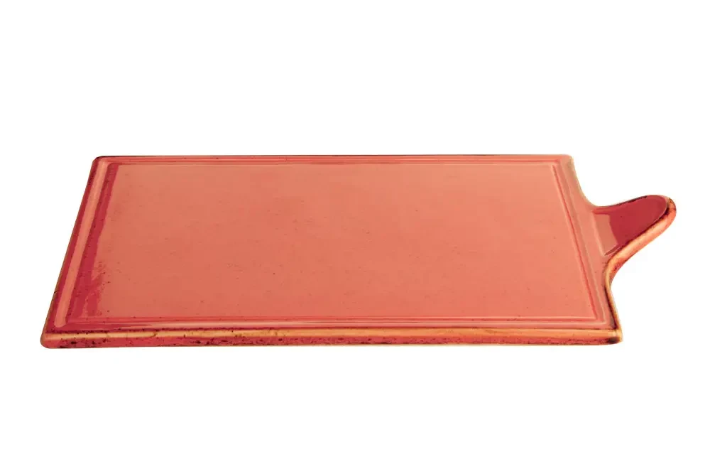 Тарілка прямокутна для подачі 30х18 см. Seasons Orange, Porland