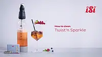 Сифон для содовой газировки в наборе на бутылку Twist'n Sparkle, Isi