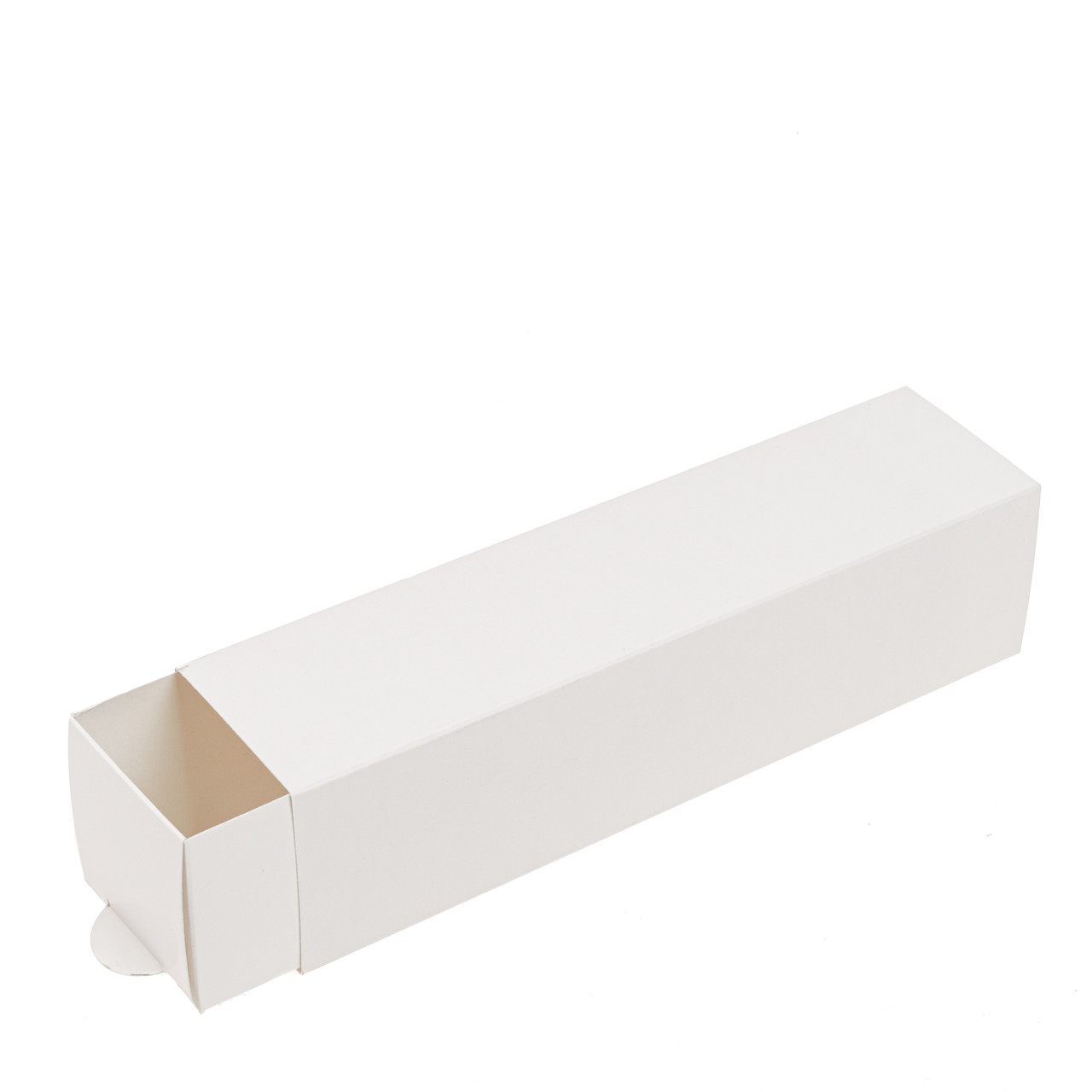 Коробка 210х50х50 для макаронс без вікна, біла, фото 1