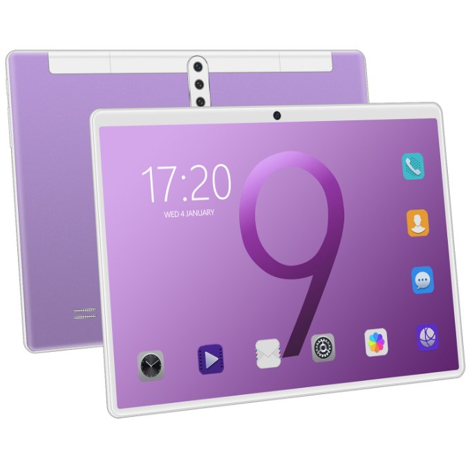 Планшет S9 Android 9.1, 32 Gb, 10,1 дюймовий екран, 4-х ядерний процесор фіолетовий