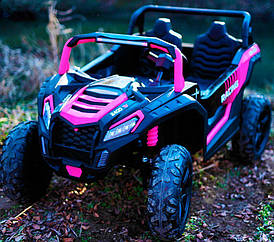 Дитячий електромобіль двомісний Bambi M 4627 EBLR-1 Баггі (4 мотори по 200W, USB, Bluet-MP3)