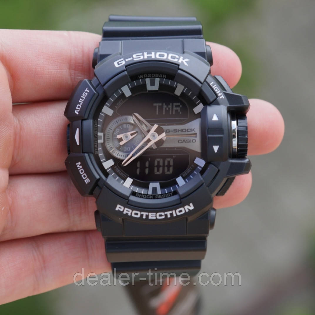 Часы Casio G-SHOCK GA-400GB-1A Silver