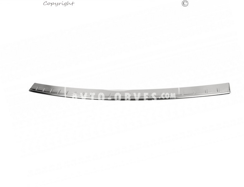 Накладка на задній бампер для Dokker 2013-... нерж, фото 1