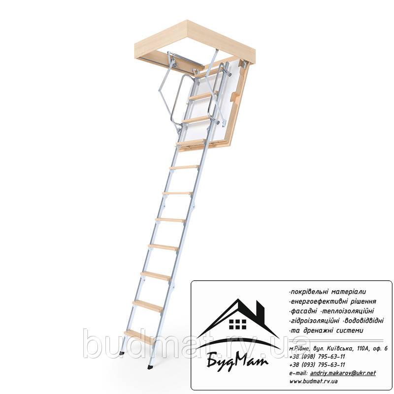 Чердачная лестница Bukwood Double Luxe Metal Mini 90см, 70см - фото 2 - id-p1623105060