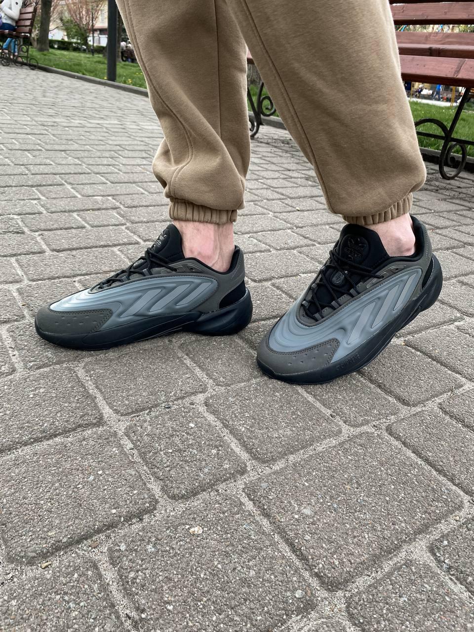Кросівки чоловічі чорні Adidas Ozelia (08377), фото 1