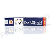 Аромапалички, пахощі Darshan / Даршан ( Vijayshree, Golden NAG ) Голден Наг, 15 грам (уп. - 15 паличок)