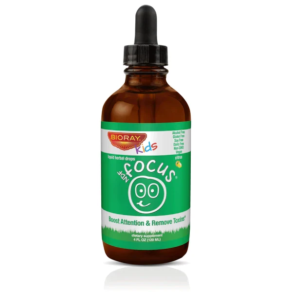 BioRay Inc., Kids, NDF Focus, з цитрусовим смаком 120 мл. BX480, фото 1