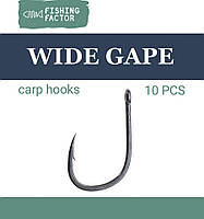 Карповый крючок Вайд Гейп Wide Gape, 10 шт № 10