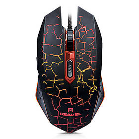 Мишка REAL-EL RM-505 Gaming, black