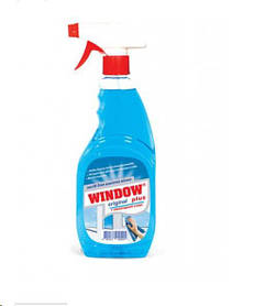 Засіб для миття скла Window Plus синій на основі нашатирного спирту 500 мл