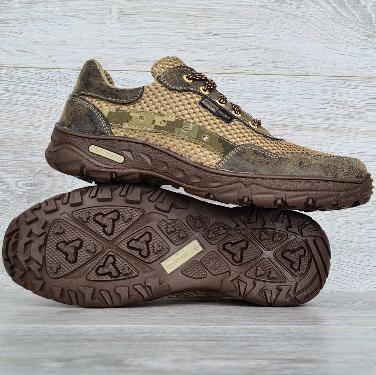 Кроссовки Мужские Летние Сетка Хаки + Камуфляж (Сгл-1к-2) — Купить ...