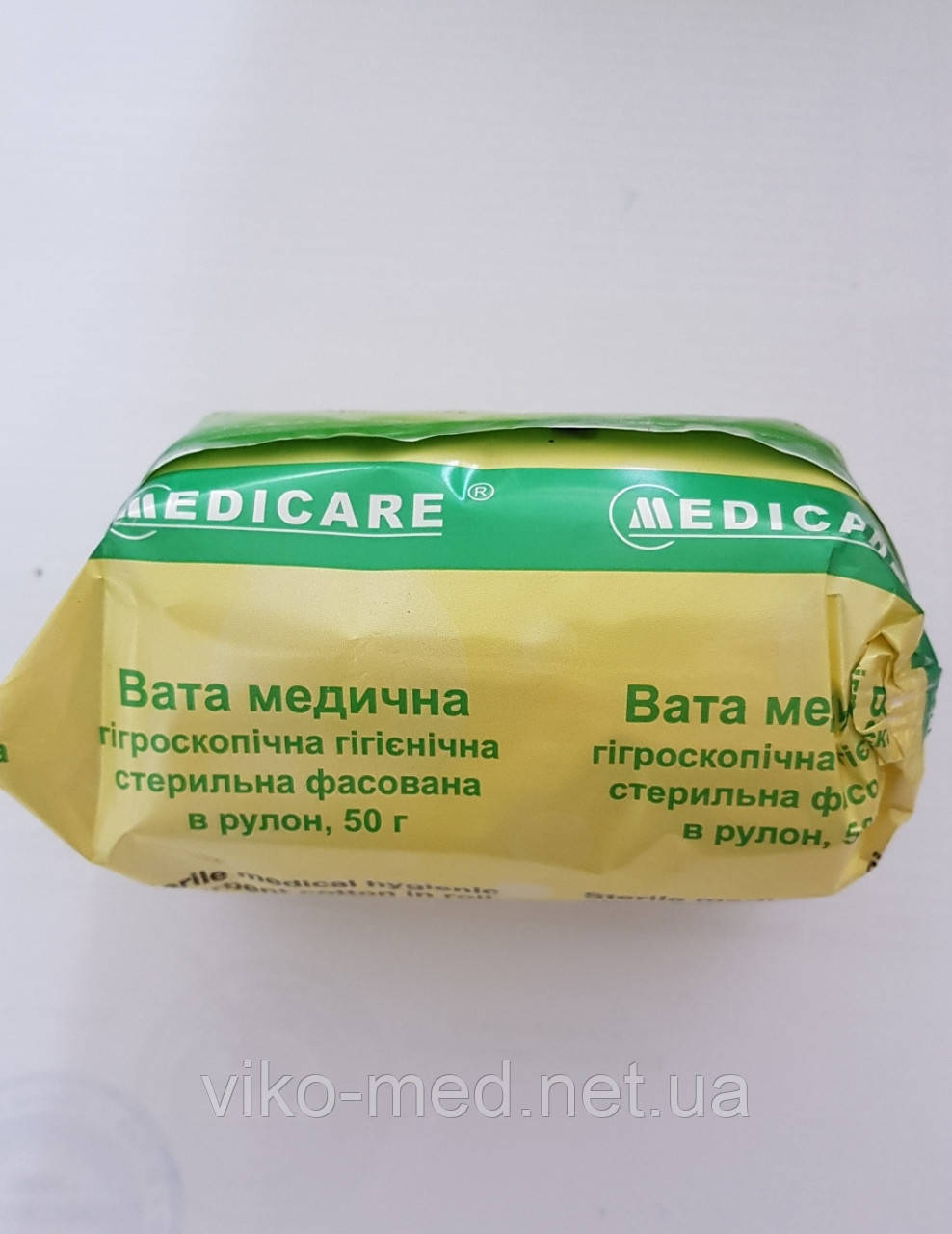 Вата стерильная 50г, ролик, "Medicare": продажа, цена в Киеве ...