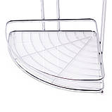 Полиця для ванної Besser кутова 58х25х25см KM-0436D, фото 2