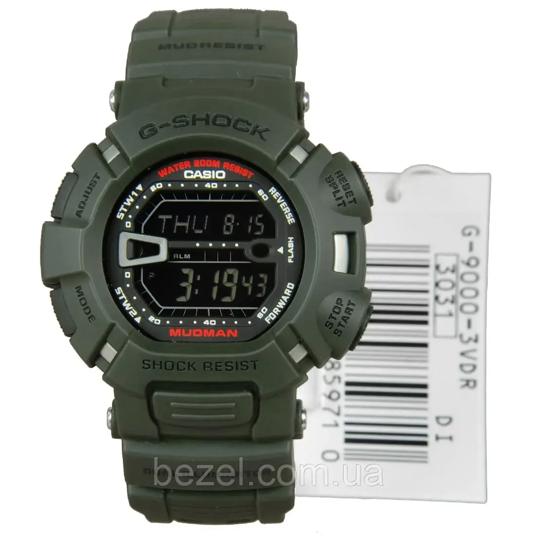 Чоловічий годинник Casio G-Shock G-9000-3V (G9000-3) Касіо японські кварцові