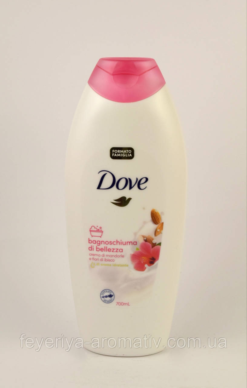 Крем-гель для душу мигдальний крем та гібіскус Dove 700 г Нідерланди