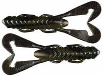 Силикон GAMBLER Burner Craw 4" Green Pumpkin Black Swirl (7шт/уп) (145928) UC207