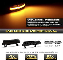 LED динамічний сигнал (покажчик) повороту у дзеркало SEAT (Сеат) Alhambra 2000-2010, фото 4
