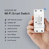 Wifi реле Sonoff basic R2 RF 433 Бездротове Wifi реле з пультом дистанційного керування, фото 4