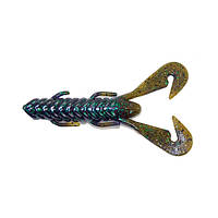 Силикон GAMBLER Burner Craw 4" June Bug Green Pumpkin Gold Tail (7шт/уп) (111528) UC237