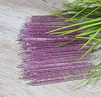 Пластикові палички для манікюру та педикюру Sweet Nails з блискітками, 100 шт.