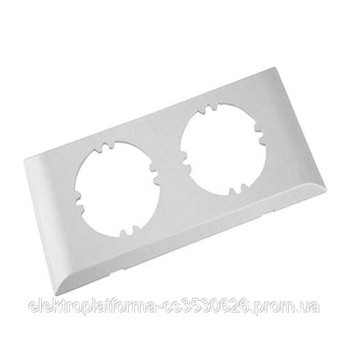 Накладка на кабель-канал 100X37/50мм під 2 розетки, Mutlusan, цена 98. ...