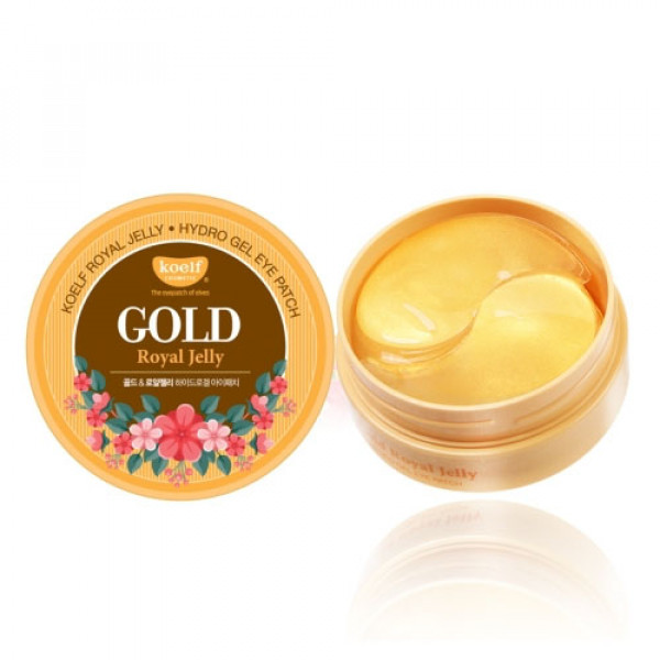 Гідрогелеві патчі із золотом та маточним молочком Petitfee Koelf Gold & Royal Jelly Eye Patch