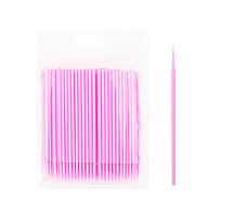 Мікробраші в пакеті 100 шт., яскраво-розові
