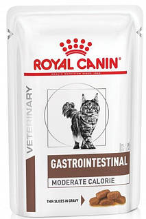 Паучі Royal Canin GASTRO-INTESTINAL MODERATE CALORIE FELINE Pouches 0.085 кг