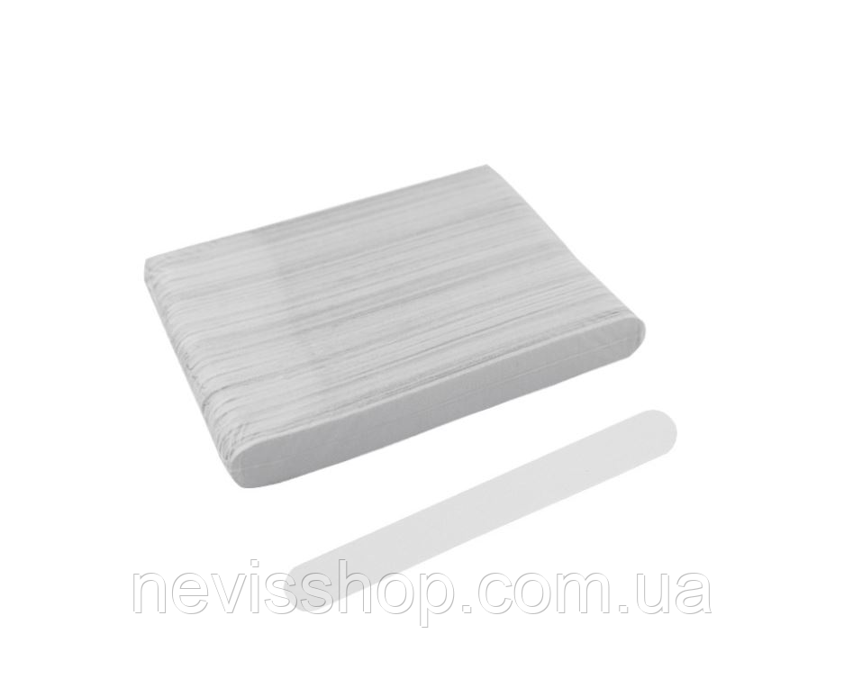 Набір пилок для нігтів Kodi Professional 120/120, прямі, 50 шт., колір білий