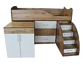 Дитяче ліжко №5 BED ROOM Дуб Тахо ТМ Viorina-Deko, фото 5