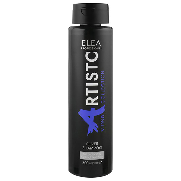 Шампунь для нейтралізації жовтизни Elea Professional Artisto Silver Shampoo 300 мл